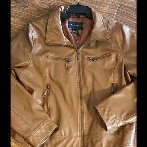 Faux leather jacket